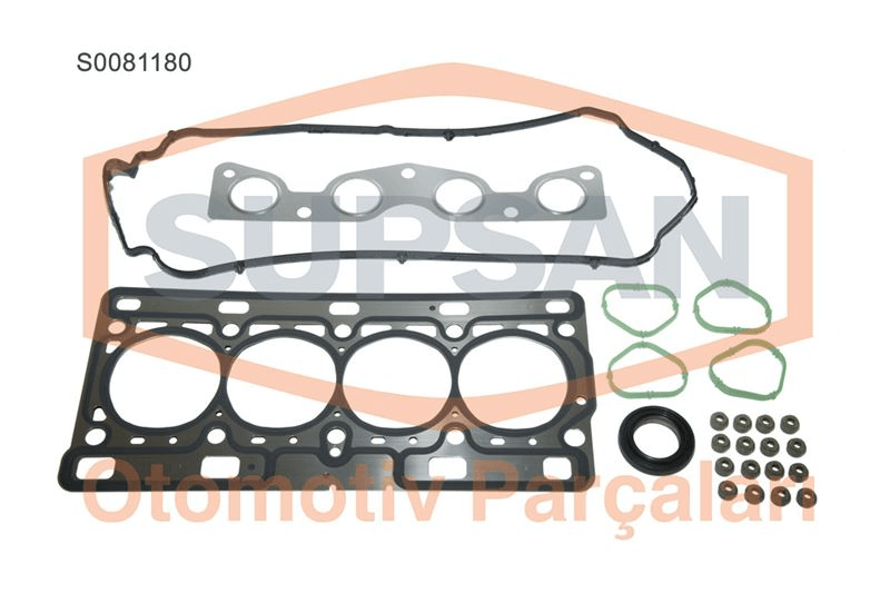 UST TAKIM CONTASI RENAULT TWINGO, CLIO 1,2 16V (ENG, D4F) KECELI, SUPAP LASTIKLI SKC LI (CORTECO) - SUPSAN S0081180