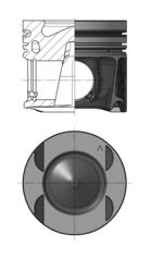 PISTON + SEGMAN STD. QASHQAI J11 1,6 DCI 2013> MEGANE III SCENIC 1,6 DCI 13> (80,00mm, R9M 402 Euro - KOLBEN 40892600