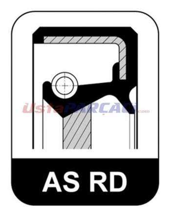 EKSANTRIK MIL KECESI ASTRA F CORSA B VECTRA A B 1,7D CORSA A B KADETT E 1,5D TD (40×52×6) / (1201543 - SKT 045997-V