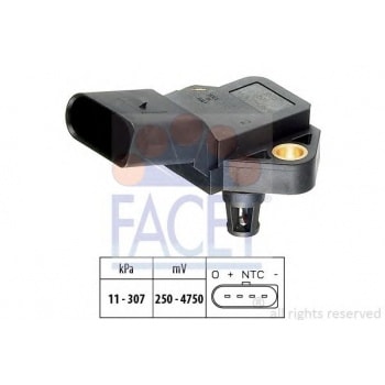 TURBO BASINC SENSORU T5 2.5 TDI POLO 1.9 TDI PASSAT 1.9 2.0 TDI JETTA 2.0 TDI GOLF V 1.4 1.9TDI AWX - FACET 10.3075