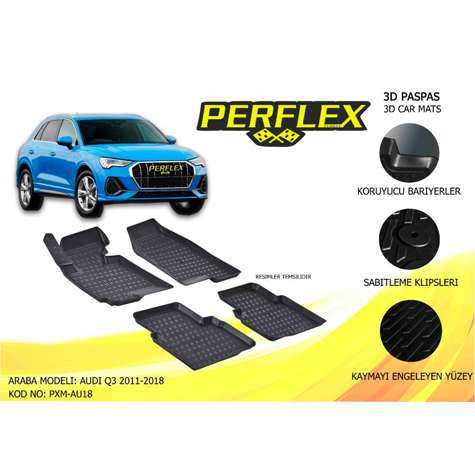 Vag Paspas 3d Havuzlu X-Mat Q3 11>18 - Perflex Pxm-Au18