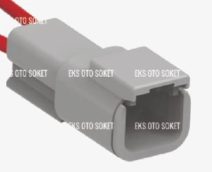 Unıversal Dtm04-2p Deutsch Soket Dişi Kablolu - Eks-2c102ek