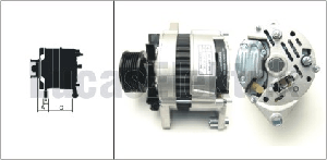 ALTERNATÖR-12V / 80A TUMOSAN MAXIMA 9100 SERISI PK KAYIŞ  İAA-65 - LUCAS-61920492