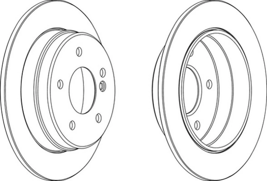 Mercedes Fren Diski Arka - Takım - Frd Ddf539