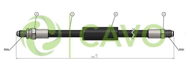 Ford Fren Hortumu Arka Ford Ka 11>16 - Cavo C900 750a
