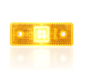 SIDE MARKER SML02Y 4 LED SARI YAN-AMP KABLOLU -SOKETLİ BRA - SANEL-SML02Y