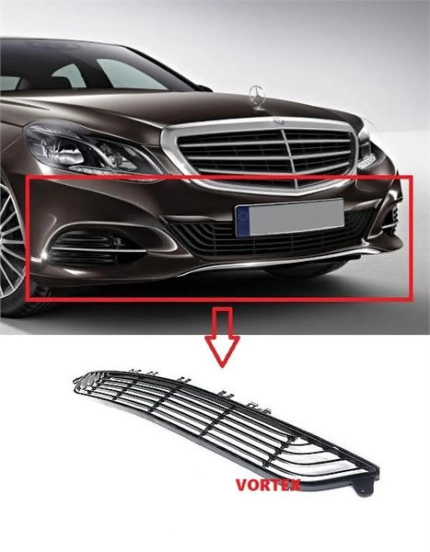 Mercedes On Tampon Orta İzgara Exclusıve W212 13> - Vortex V2206182