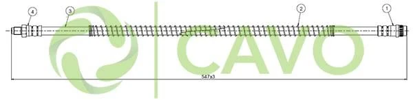 Psa On Fren Hortumu P306 - Cavo C800 412a