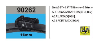 SİLGİ PALETİ-BANANA (X2) AUDI: A6 AVANT/SEDAN [4G5,4G2] (2011›) 650/530 TK. - RBW-90704