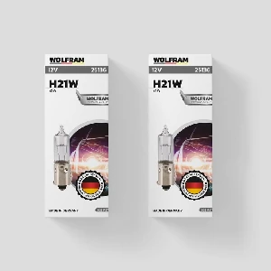 Unıversal Ampul-12v H21 21w Civalı Mercekli      (bay9s) - Wolfram-25136