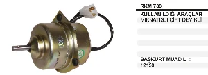 Unıversal Kalorifer Motoru-12v Miknatıslı Çift Devir - Remark-Rkm700