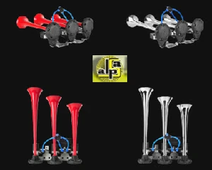 Unıversal Korna Havalı-24v 3lü Dalidali  Plastik Boru - Seger-80eh24.000.03k