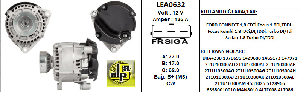 ALTERNATÖR> 14V/125A FORD FOCUS 1.8DI/TDDi,KOMBI
1.8TDCi/DI/TDDi -SEDAN 1.8 TURBO DI/TDDi - LUCAS-LEA0632