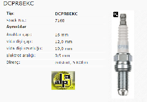 Unıversal Buji-Bmw Motorlar Fiat Bujisi - Ngk-Dcpr8ekc