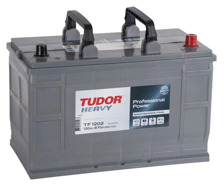 Aku Aku 12v 120 Ah 870a D02 (349 X 175 X 235 ) Power Pro ( Tam Kapalı Bakımsız ) - Tudor Tf1202