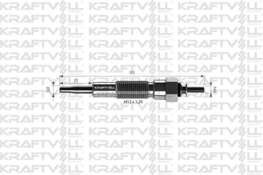 Nissan Kizdirma Bujısı 12v Nissan Cabal-Civilian-Clipper 3.0d - Kraftvoll 05030128
