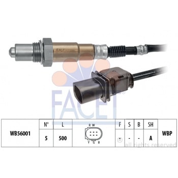 OKSIJEN LAMDA SENSORU MASTER II MOVANO A CRAFTER 06>16 TRAFIC H350 15> - FACET 10.8404