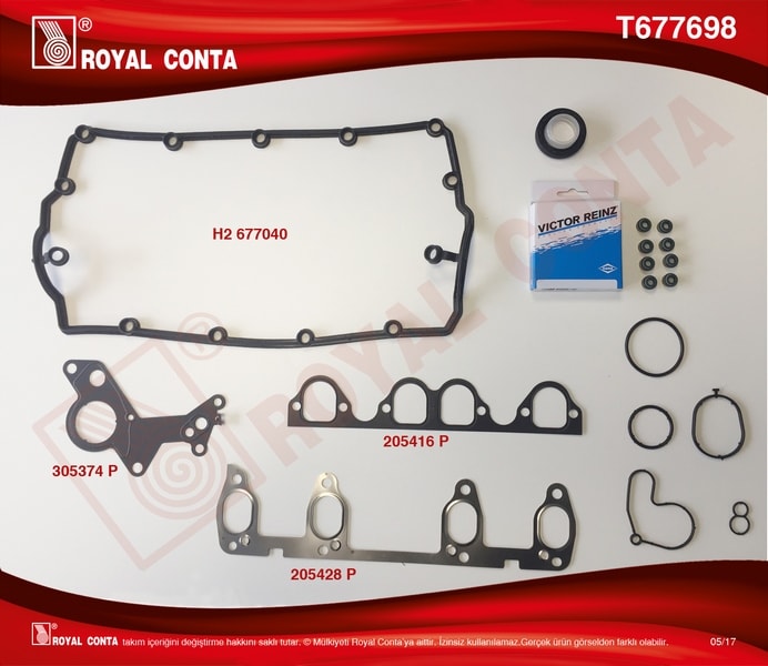 UST TK. CONTASI REINZ KECELI SUPAP LASTIKLI (SKCSIZ) VW: TRANSPORTER V 1.9TDI 03 09 / TOURAN 1.9TDI - ROYAL T677698