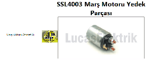 MARŞ OTOMATİĞİ-JT 12V NISSAN FORKLIFT VE THERMO KING M.OTO. (615) - LUCAS-SSL4003
