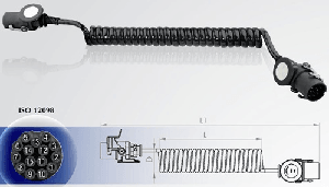 ELEKTRİK KABLOSU 4,50 MT-(POLİÜRETAN)  (3x2,5mm2 + 12x1,5mm2)  15 Lİ EBS - ALSA-05RF020345