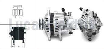 ALTERNATOR 12V 65A MITSUBISHI L200 L300 H100 MINIBUS 2.5 1997 2008 (CIFT KASNAK) / (VAKUMLU) - LUCAS LEA0211