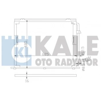 Mercedes Klima Radyatörü - Klima Radyatörü - Kal 392400