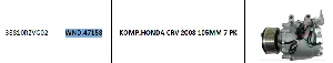 Unıversal Klima Kompresörü Honda Crv 2008 105mm 7 Pk - Wondo-47158