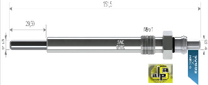 KIZDIRMA BUJİ-11V BRAVA 1.9D,  CROMA 1.9D-2.4 D,  STILO 1.9 JTD  GZ007 - SVAC-SV002
