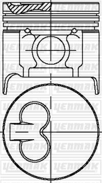 MOTOR PISTON SEGMAN STD KIA BESTA - MAZDA E2200 1999-> 86.00 MM - YENMAK 31-03986-000
