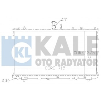 MOTOR SU RADYATORU SUZUKI SX4 1,5 1,6 4WD 2006> MANUEL VITES - KALE 342125