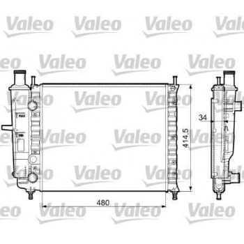 MOTOR RADYATORU BRAVA BRAVO MAREA 1,6 16V 96 01 - VALEO 732788