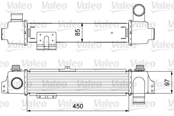 INTERCOOLER KIA SORENTO 2.5 CRDI 2002> (TURBO RADYATORU) - VALEO 818634