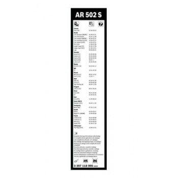 SILECEK SUPURGESI (500 / 450 MM) AEROTWIN ELANTRA ACCENT CIVIC SEDAN (AR 502 S) - BOSCH 3397118995
