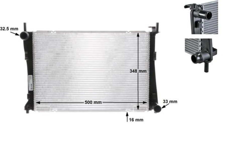 Ford Su Radyatörü - Benzinli / 2s6h & CC - Bhr Cr 1355 000s