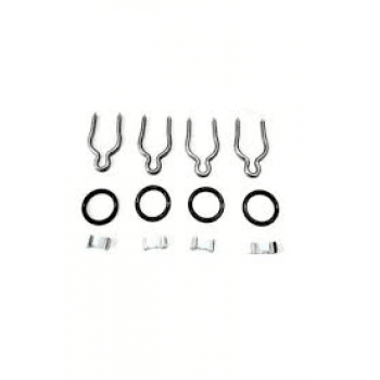 KALORIFER RADYATOR BAGLANTI APARATI SETI ASTRA G (4 KLIPS+4 ORING) - AKD 1618143TK