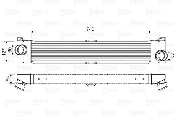 TURBO INTERCOLL RADYATORU BOXER III - JUMPER III 2,2HDI / 3,0HDI E4/E5 06> DUCATO III > 2,3JTD / 3,0 - VALEO 818569