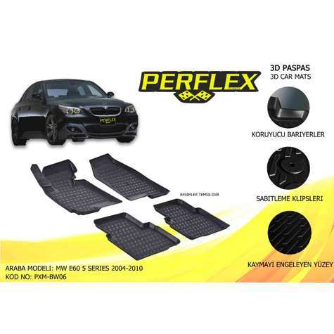 PASPAS 3D HAVUZLU X-MAT BMW E60 2004-2010 - PERFLEX PXM-BW06