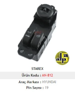 Unıversal Cam Anahtarı-Hyundaı Starex - Sol - Mcar-An812