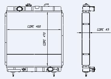 MOTOR RADYATOR J9 YM TROPIK (2 SIRA) - KALE 0404052PA