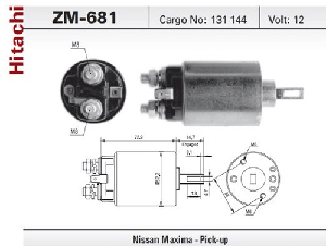 MARŞ OTOMATİĞİ-HIT 12V NISSAN MAXIMA PICK-UP - ZM-681