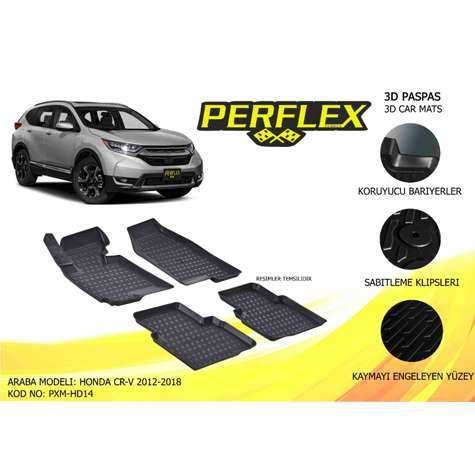PASPAS 3D HAVUZLU X-MAT HONDA CR-V 2012-2018 - PERFLEX PXM-HD14