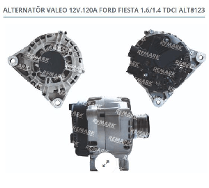 ALTERNATÖR-VAL 12V 120A FORD FİESTA VI-1,4-1,6-VOLVO S40-MAZDA II - REMARK-ALT8123