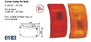 Unıversal Stop Camı-Otobüsler İçin S/k/b  İveco/merc/daf - Sertplas-0183cuk