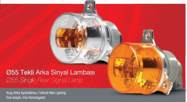 Otokar Ticarı Sinyal Lambası On Ø 55 Turuncu (13080) Bmc Prof Temsa Otokar J9 - Farba 12962e