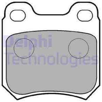 ARKA FREN BALATASI (DISK ICIN) VECTRA B OMEGA B - DELPHI LP590