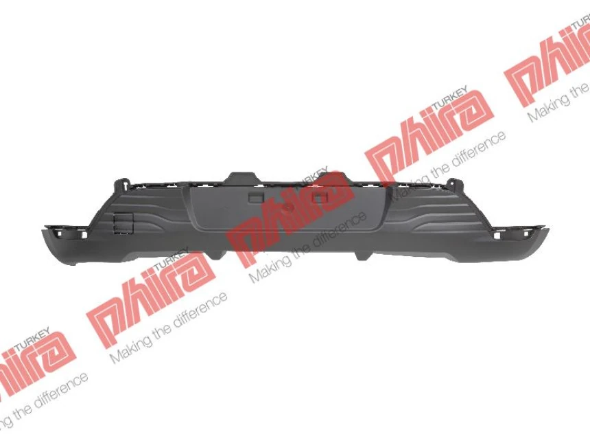 Renault Arka Tampon Alt Mat Siyah Clio IV 12> - Phira CL-12310