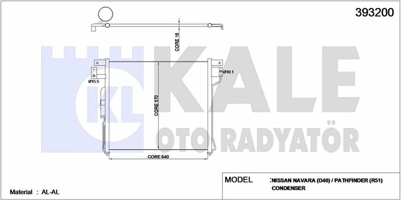 Japon Klima Radyatörü - 646x567x18 - Kal 393200