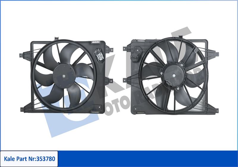 FAN MOTORU DAVLUMBAZLI DACIA LOGAN 1,4 1,6 - KALE 353780
