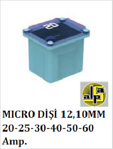 SİGORTA-MİCRO DİŞİ 40 AMP 14MM - MTA-M0424040