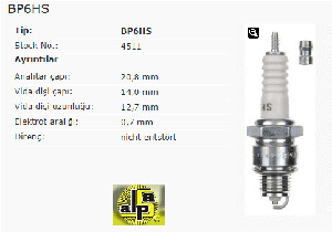 Unıversal Buji-K.paso Anpa Montaj/renault - Ngk-Bp6hs